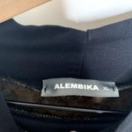 Alembika Chiu Oversized Cheetah Mock Neck Top Women XL Brown Black Photo 10