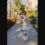 Lulus Two-Piece Maxi Dress / Skirt Set NWT XL Daydreaming White Print Blogger Photo 10