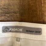 Jordache Women's Skinny Crop White Pants Size 16 Sku 2539 Photo 8