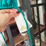 Agua Bendita NWT  Naya Jardim Bikini top triangle knot micro adjustable tie back Photo 2