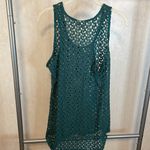 Pretty Rebellious Green Lace‎ Tank Top Cover Up No Size Tag Photo 4