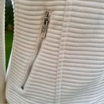 Calvin Klein White Soft Ribbed Jacket Photo 11