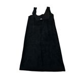 Anwnd  black soft terry cloth style dress Photo 3
