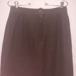 Sag Harbor  vintage brown 100% wool pencil skirt Photo 4