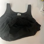 PINK - Victoria's Secret PINK  Victoria’s Secret Women’s Sleeveless Black Crop Stop With Bra Style Top XL Photo 10