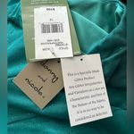 Danny & Nicole Womens Short Sleeve Ombre Cape Fit + Flare Green Dress 12 NWT Photo 4