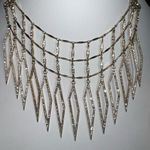 Sequin Jewelry Vintage Gold and Crystal Collar Statement Necklace (see pics and Photo 7