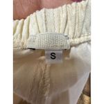 Mellville Women Cargo Pants Linen Blend Wide Leg Sz S Made Italy Lagenlook Cream Photo 2