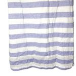 BeachLunchLounge Alina Striped Linen Cotton Sleeveless Dress Blue White Medium Photo 4