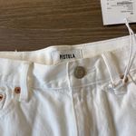 NWT Gigi Short in Luxe White Distressed Pistola Photo 5