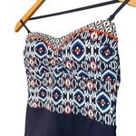 Tommy Bahama NWT Island Cays Ikat Bandeau One Piece Swimsuit Navy Size 8 NEW Photo 9