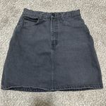 Brooks Vintage Charcoal A-Line Denim Skirt Photo 0