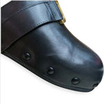 Chloé Marcie Black Leather Shearling Mules Clogs Size 6 NWOB Photo 9