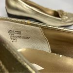 Ralph Lauren Lauren Geanne gold leather loafers women’s size 10 preppy luxury Photo 6