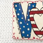 Brighton Red White Blue Vote 2024 Canvas Slim Convertible Crossbody Wristlet Photo 2