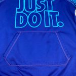 Nike Therma-Fit Hoodie Blue Just Do It Women’s Size S Photo 1