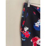 Vince Camuto  Womens Traveling Bloom Floral Pants Sz 4 Black Red Boho Effortless Photo 3