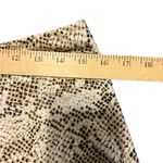 Tail gold beige snakeskin print unlined tennis skirt size medium Photo 3