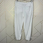 House of Harlow 1960 White Cropped Drawstring Pants Size US Small Photo 7
