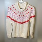 525 America  Women's Empowerment Fair Isle Sweater Ivory‎ Size M Photo 1