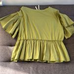 Anthropologie ruffle detail shirt. Size M Photo 5