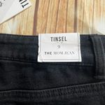 Tinsel Women High Waist Distressed Skinny Ankle Crop Denim Black Mom Jeans Sz 9 Photo 6