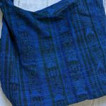 Handmade BoHo Blue Floral Shoulder Bag Photo 5