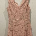 Trixxi Pink Cream Lace Mini Dress Photo 0