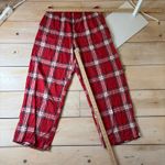 Colsie NWT Women's Red Plaid Flannel Sleep Pants Size L Size L Photo 8
