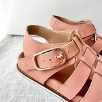 Anthropologie SA by  Fisheman‎ Sandals Buckle Straps Pink Shoes Size US 7 Womens Photo 7
