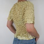 Vintage 90s Gold Bubble Popcorn Shirt Size undefined Photo 2