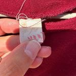 Cheetah Print Color Block Pullover Top Burgundy Gray Long Sleeve Red Size M Photo 1