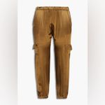 Enza Costa Satin Cargo Jogger Pant Size Large Photo 1