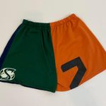 Custom Reworked Patchwork Shorts Red Size M Photo 6