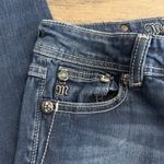 Miss Me Dark Wash Skinny Jeans – Women’s 26 – Embroidered Fleur-de-Lis Photo 4