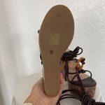 Cuccoo Boho Euro Summer Brown Tan Pinterest Lace Up Platform Sandals EU 39 / 8.5 Photo 6