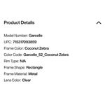 Lilly Pulitzer Garcelle Half Rimmed Frames Eyeglasses Photo 4