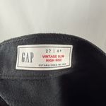 Gap  High Waisted Slim Fit Vegan Leather Pants in Black Size 27 or 4 Regular Photo 8