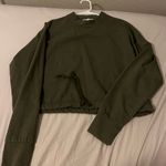American Eagle Olive Green  Sweatshirt Photo 0