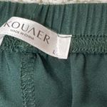 Ekouaer  Green Satin Camisole and Shorts Set L Photo 9