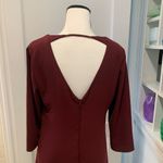 One Clothing  | long sleeve open back maroon dress size medium Photo 3