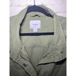 Old Navy Twill Field Olive Green Utility Jacket Drawstring Waist Plus Size 3X Photo 3