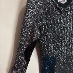 Koche Football Sequin Tee Shirt Dress Women’s 38 / US 6 Glam Sparkle Rocker RtR Silver Photo 5