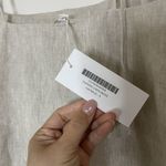 Reformation NEW! daphne linen midi dress oatmeal beige Small -no belt- Photo 6