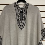 Johnny Was Le Tigre Womens Poncho Cape Hooded Wool Cashmere Tiger One Size Photo 1