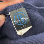 Y2K Halter Tank Top studded rose handkerchief womens Navy Blue (medium) dark vtg Photo 1