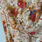 The Dolls House Cindy Dress Embelished Sequin Ocean Seashell Small Pink Photo 3