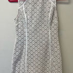 Ladkah White Lace Mini Dress High Neck Sleeveless Cottagecore Bridal Chic SZ S Photo 0