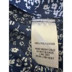 Lulus Blue White Floral Lightweight Flowy Womens Off Shoulder Maxi Dress Size Sm Photo 6