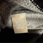 Joan Vass  Studio Womens Sz S Rabbit Hair Blend Grey Geometric Sweater Pullover Photo 6